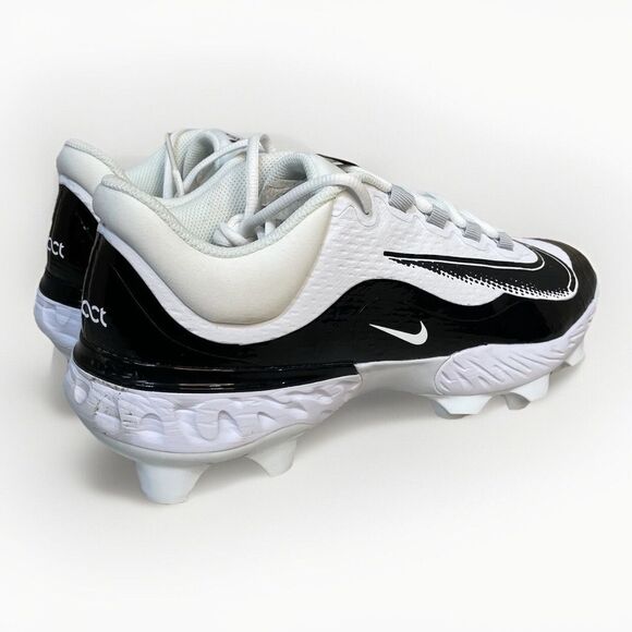 Nike Alpha Huarache Elite 4 Low Men\'s 11.5 White MCS Baseball Cleats FD6255-101 main image 7